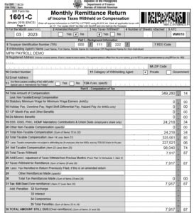what is 1601c|Adding Employees and Compensations for 1601C.